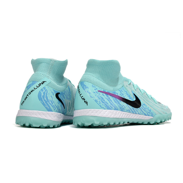 Nike Phantom Luna 2 Elite Light Blue and Black TF