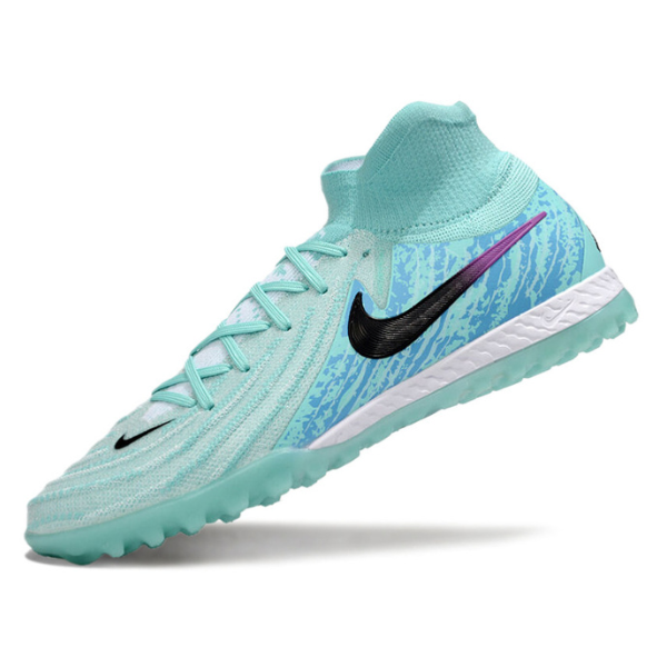 Nike Phantom Luna 2 Elite Light Blue and Black TF