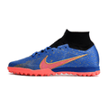 Nike Zoom Mercurial Superfly 9 Elite Blue Gold and Pink TF