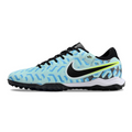 Nike Tiempo 10 Legend Academy Light Blue and Black TF