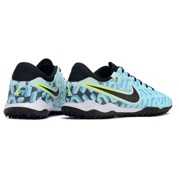 Nike Tiempo 10 Legend Academy Light Blue and Black TF