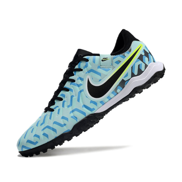 Nike Tiempo 10 Legend Academy Light Blue and Black TF