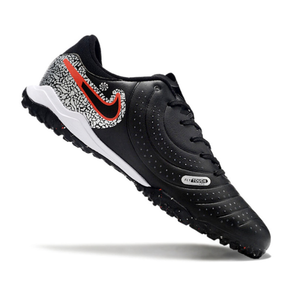 Nike Tiempo 10 Legend Academy Black White and Red TF