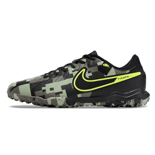 Nike Tiempo 10 Legend Academy Black and Green Camouflage TF