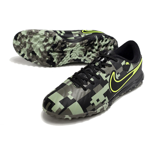 Nike Tiempo 10 Legend Academy Black and Green Camouflage TF