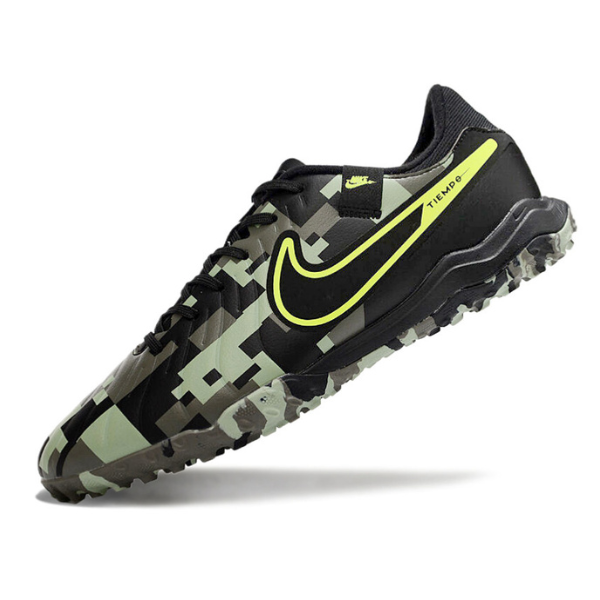 Nike Tiempo 10 Legend Academy Black and Green Camouflage TF