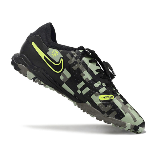 Nike Tiempo 10 Legend Pro Black and Green Camo TF