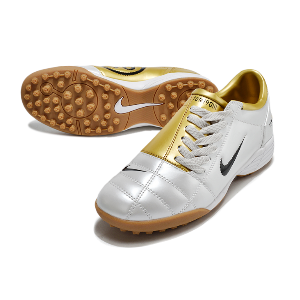 Nike Total 90 III TF Grey and Gold