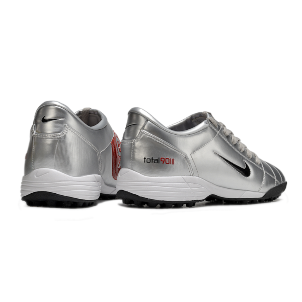 Nike Total 90 III Silver Black and Red TF