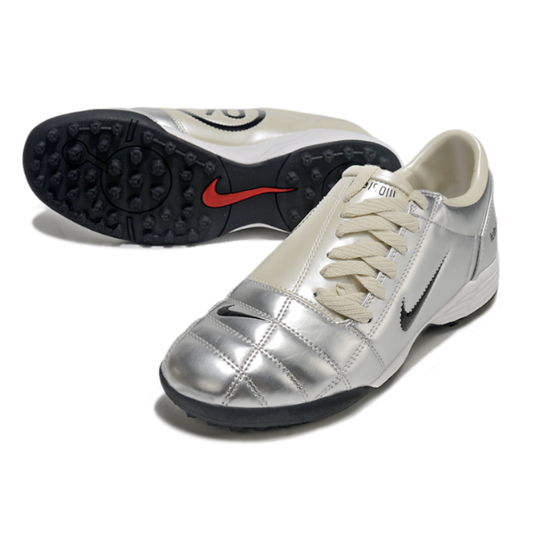 Nike Total 90 III Silver and Beige TF