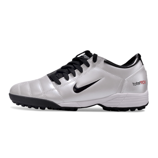 Nike Total 90 III Silver and Black TF