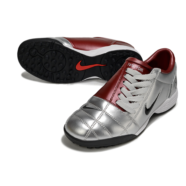 Nike Total 90 III TF Silver and Dark Red