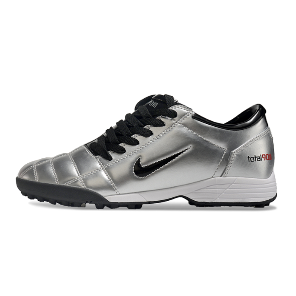 Nike Total 90 III Silver and Black TF
