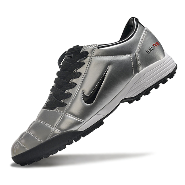 Nike Total 90 III Silver and Black TF