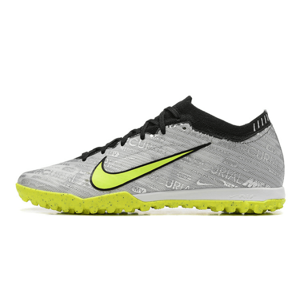 Nike Zoom Mercurial Vapor 15 Elite Gray and Green TF