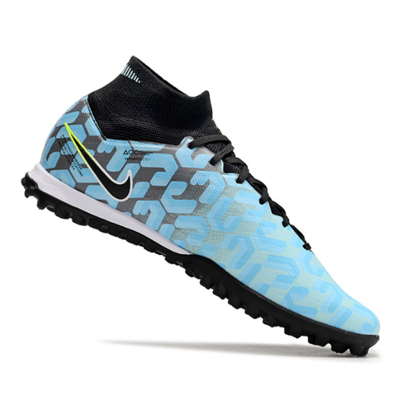 Nike Zoom Mercurial Superfly 9 Elite Light Blue and Black TF