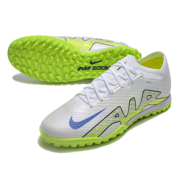 Nike Zoom Mercurial Vapor 15 Elite White and Green TF