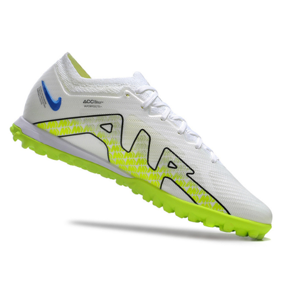 Nike Zoom Mercurial Vapor 15 Elite White and Green TF