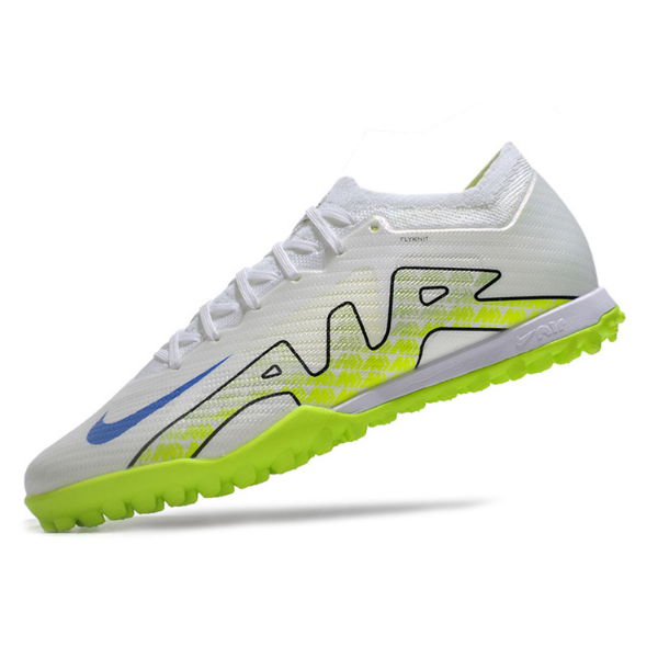Nike Zoom Mercurial Vapor 15 Elite White and Green TF