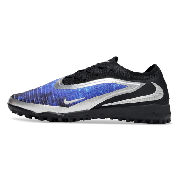 Nike Phantom 6 Elite Black Blue and Silver TF