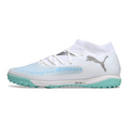 Puma Future 8 White and Light Blue TF