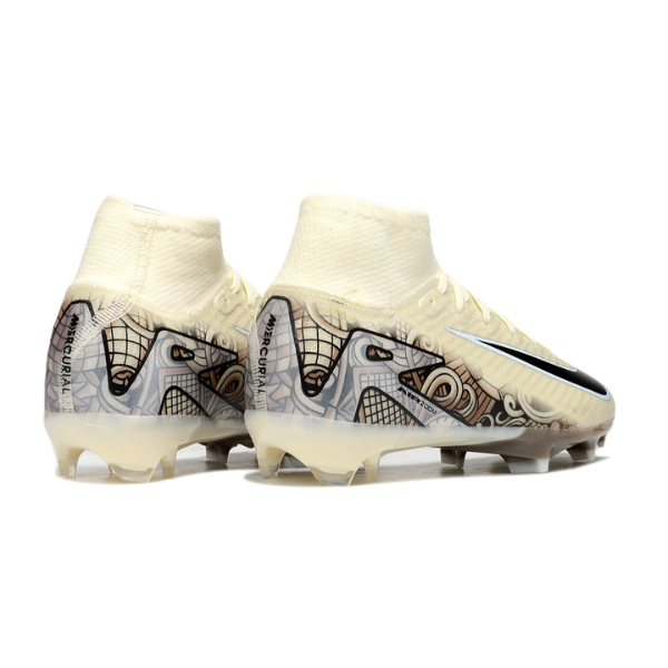 Nike Air Zoom Mercurial Superfly 10 Elite Beige FG Kids