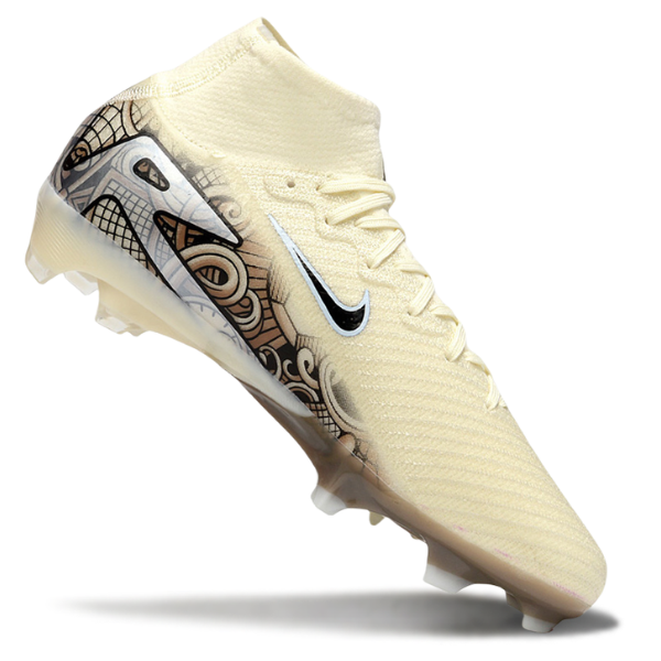 Nike Air Zoom Mercurial Superfly 10 Elite Beige Firm Ground FG Kids Football Boot