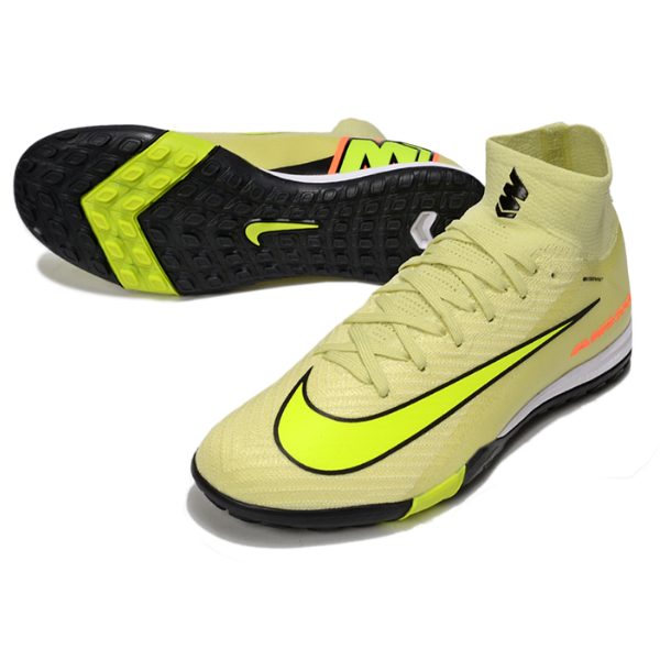 Nike Zoom Mercurial Superfly 10 Elite Kids Yellow Turf TF Football Boot