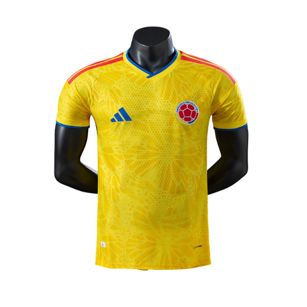 Colombia Adidas 2026 Home Player Version Football T-Shirt