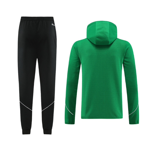 Adidas Cold Set Green and Black Coat and Pants