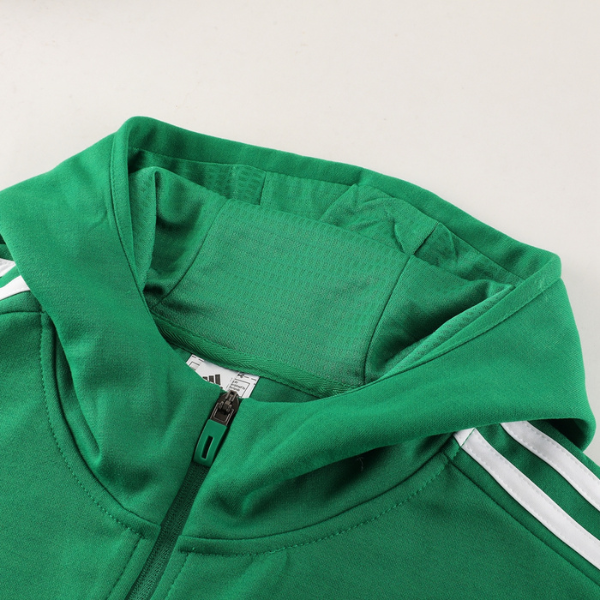 Adidas Cold Set Green and Black Coat and Pants