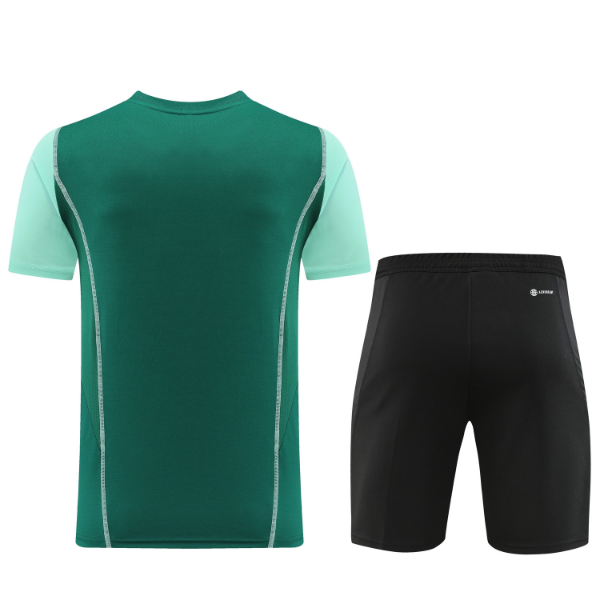 Adidas Green Training Set T-Shirt and Shorts