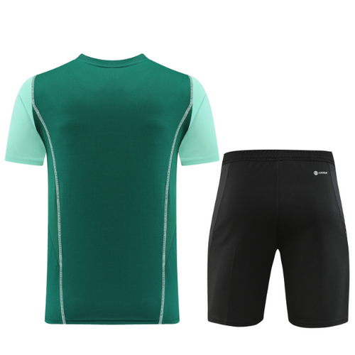Adidas Green Training Set T-Shirt and Shorts