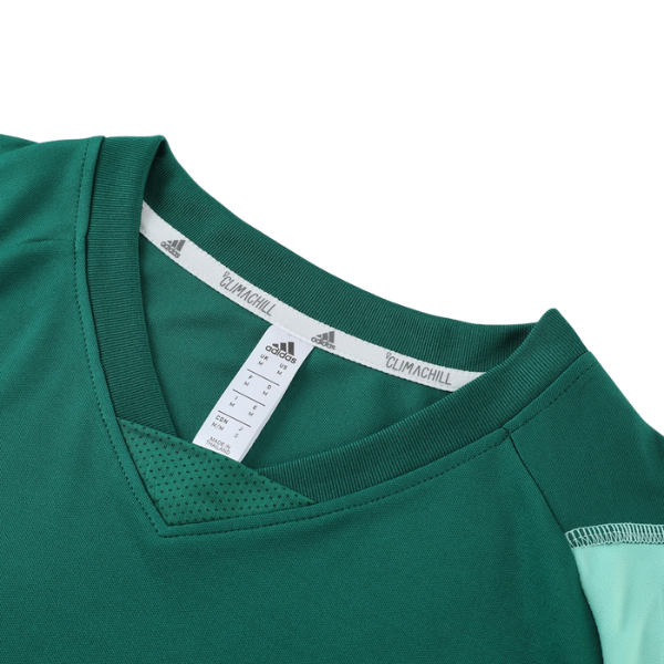 Adidas Green Training Set T-Shirt and Shorts