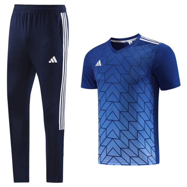 Adidas Blue Training Set T-Shirt and Pants