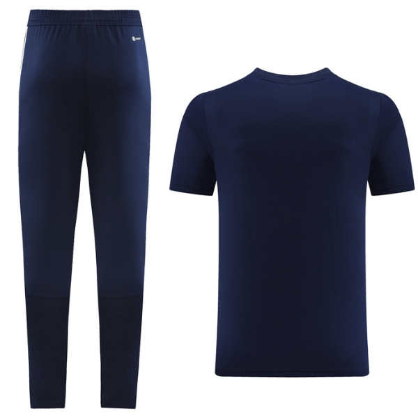 Adidas Training Set Dark Blue Training Set T-Shirt and Pants