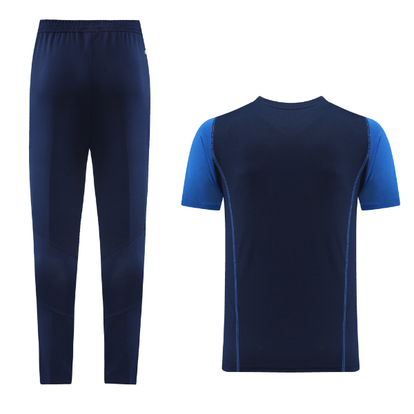 Adidas Training Blue Training Set T-Shirt and Pants
