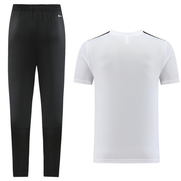 Adidas White Training Set T-Shirt and Pants