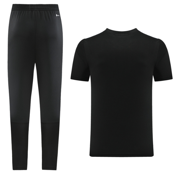 Adidas Training Black and Grey Training Set T-Shirt and Pants