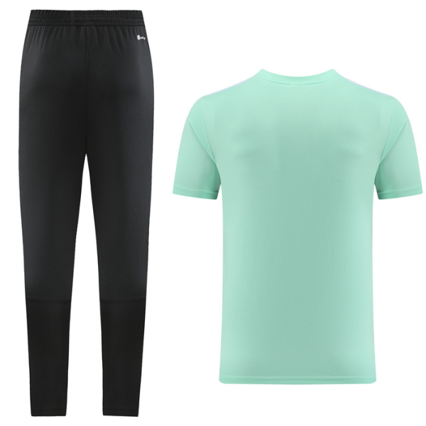 Adidas Training Light Green Training Set T-Shirt and Pants