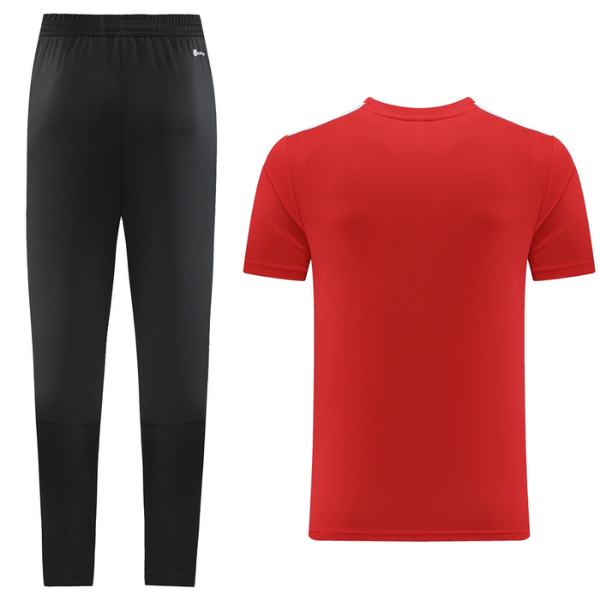 Adidas Red Training Set T-Shirt and Pants