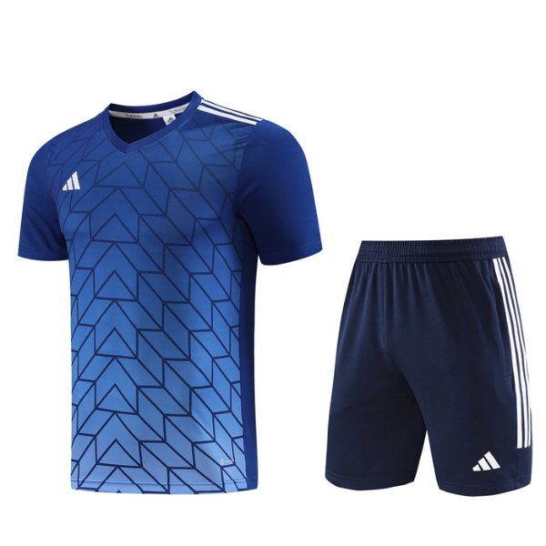 Adidas Blue Training Set T-Shirt and Shorts