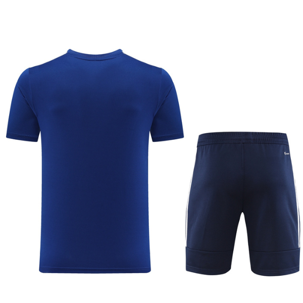 Adidas Blue Training Set T-Shirt and Shorts