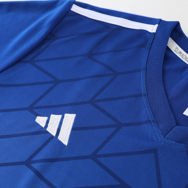 Adidas Blue Training Set T-Shirt and Shorts