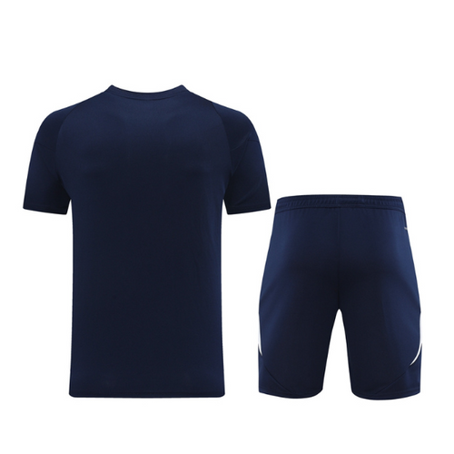 Adidas Dark Blue Training Set T-Shirt and Shorts
