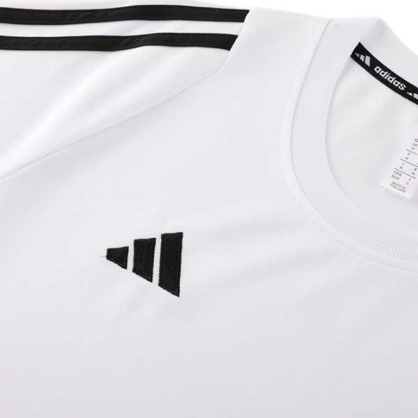 Adidas White Black Training Set T-Shirt and Shorts