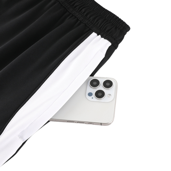 Adidas White Black Training Set T-Shirt and Shorts