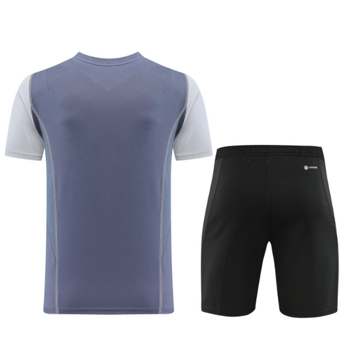 Adidas Grey Training Set T-Shirt and Shorts