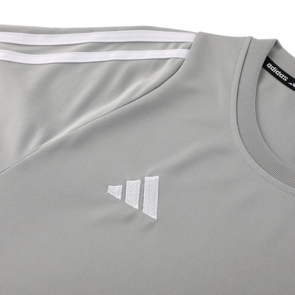 Adidas Grey and White Training Set T-Shirt and Shorts