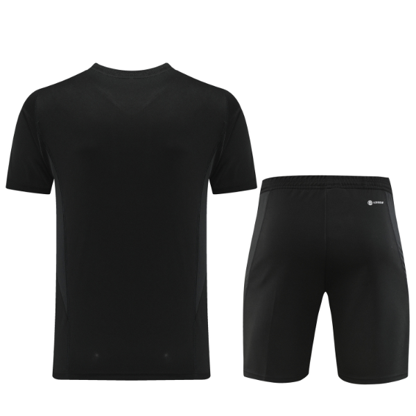 Adidas Black Training Set T-Shirt and Shorts